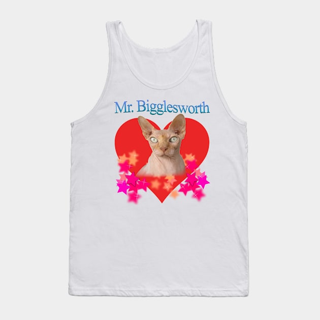 Mr. Bigglesworth (Dr Evils Cat) Tribute Tank Top by blueversion